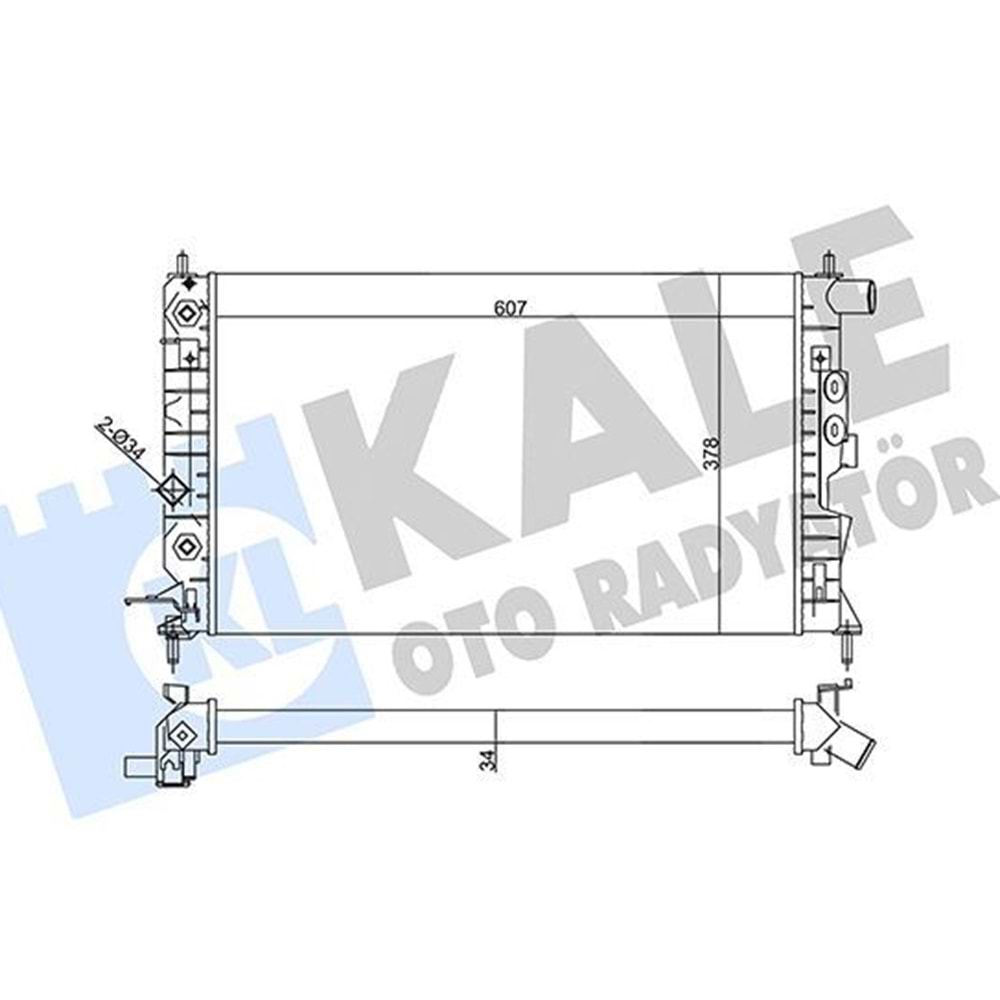 SU RADYATOR OTOMATIK VECTRA B 1,6 2,0