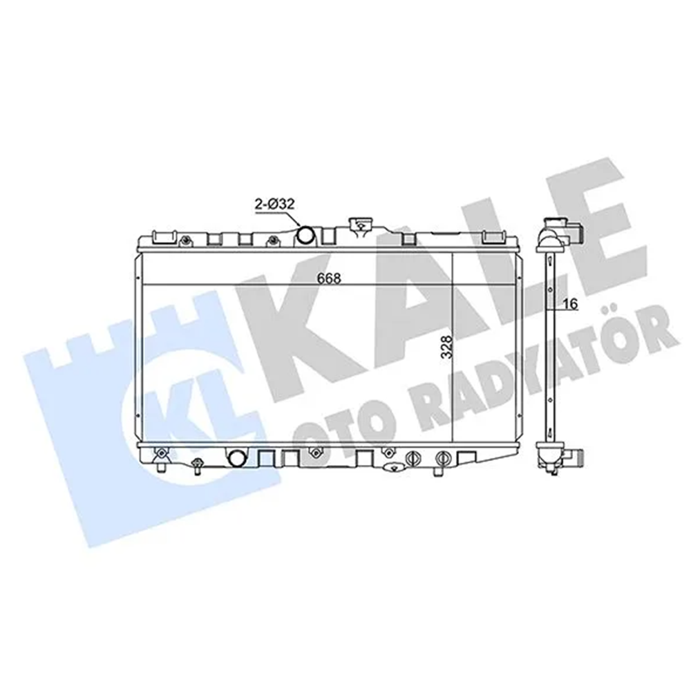SU RADYATOR COROLLA 88-92 AE92 MANUEL