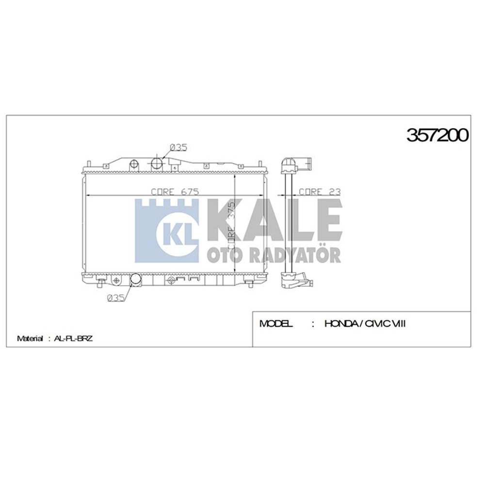 SU RADYATOR CIVIC 06-