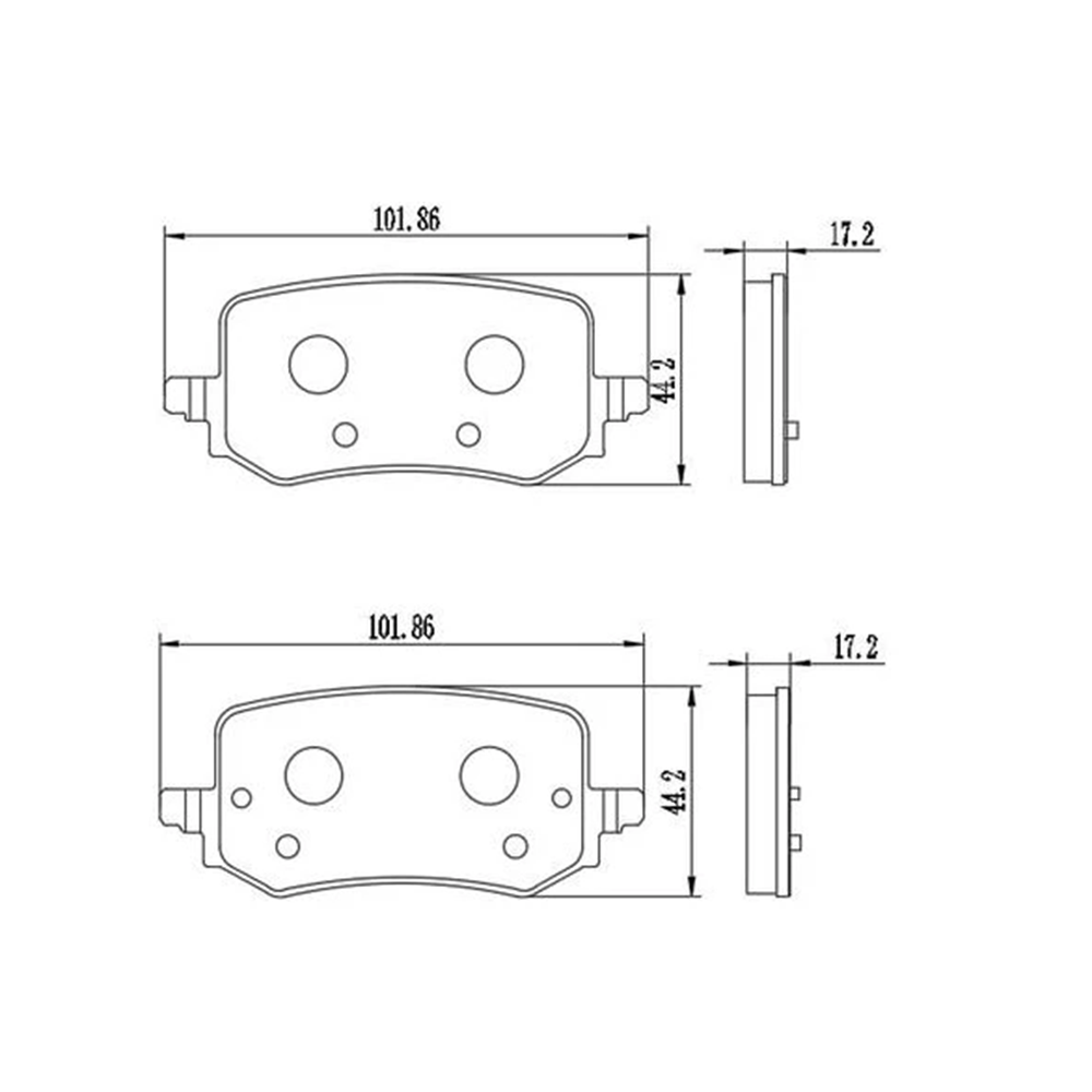 ARKA FREN BALATA TUCSON 21- SPORTAGE 21-
