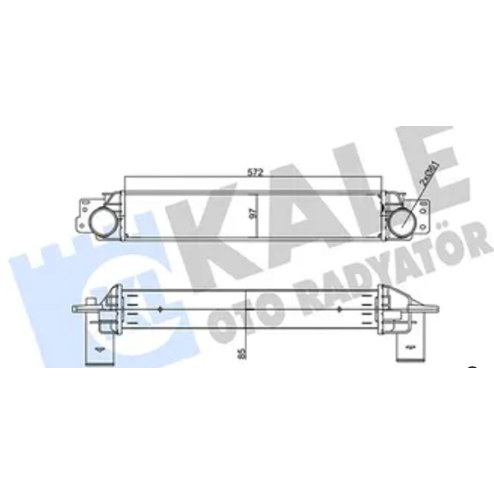 TURBO RADYATORU ANTARA 2.0 06- CAPTIVA 2.0 06-