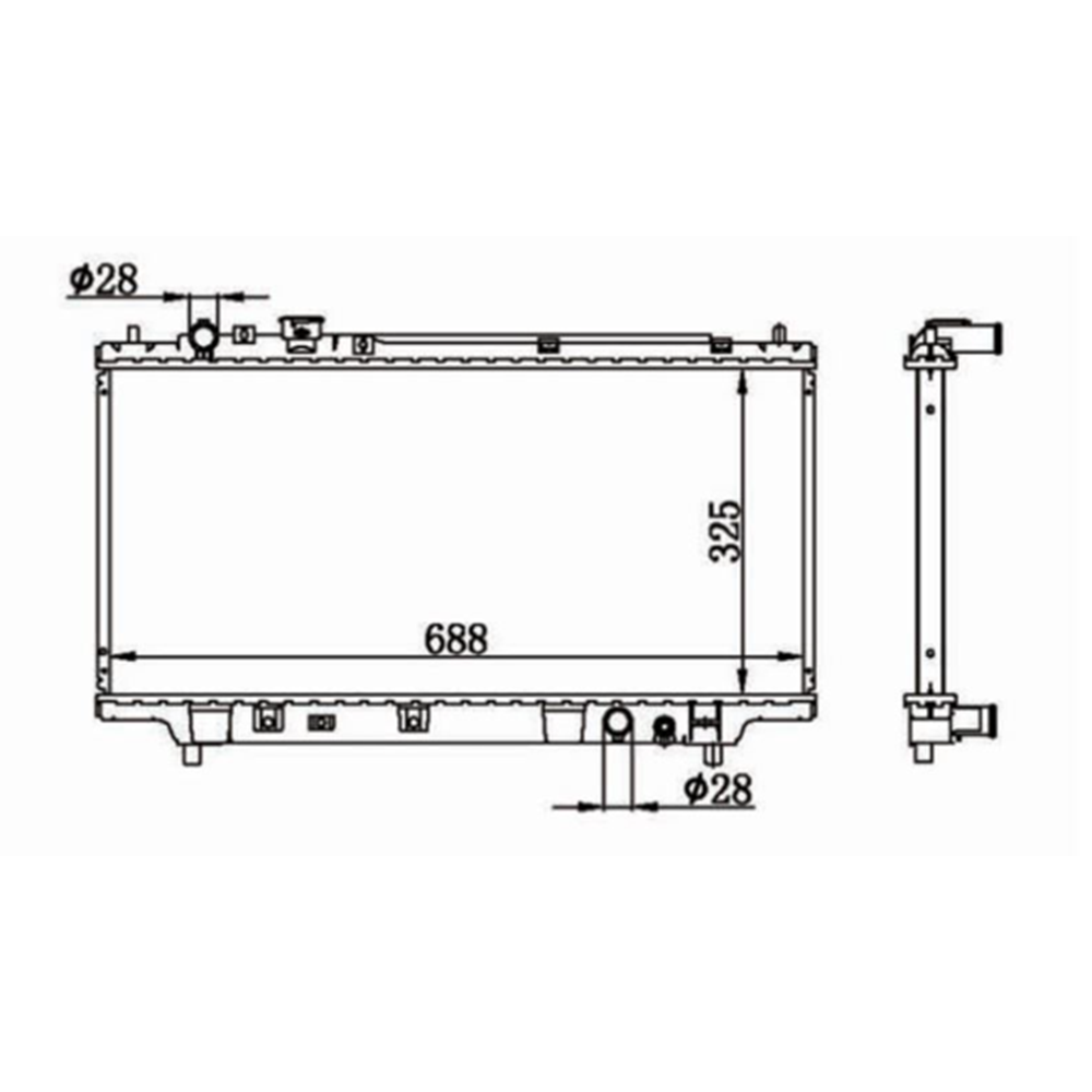 MOTOR SU RADYATOR MANUEL MAZDA 323 94-98