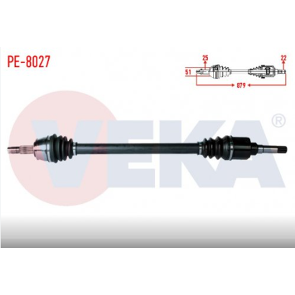 AKS SAG KOMPLE NEMO BIPPER 1,4 HDI 07-