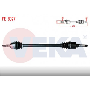AKS SAG KOMPLE NEMO BIPPER 1,4 HDI 07-