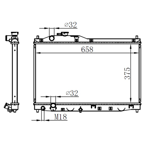 HONDA S2000 SU RADYATOR