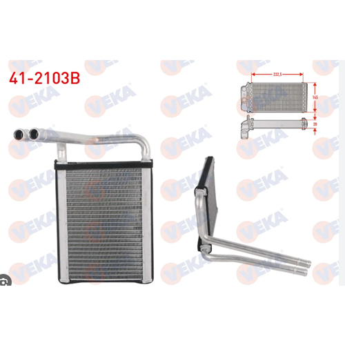 KALORIFER RADYATOR ACCENT ERA 06-12 DIZEL BRAZING