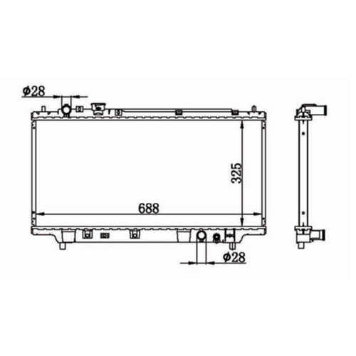 MOTOR SU RADYATOR MANUEL MAZDA 323 94-98