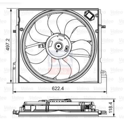 QASHQAI RADYATOR FAN 14-