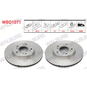 ON FREN DISKI CIVIC 06-/CIVIC 12- / CRV / 03-07 / 282 MM